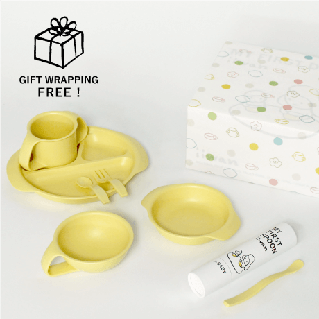 ギフトファーストスプーンセット｜コーン・イエロー