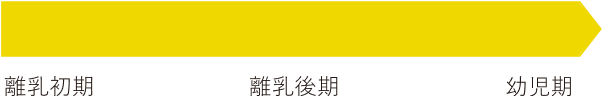 アイテム活躍時期の図